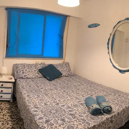 Blue Double Private At Front - En La Playa Piso Compartido * Valência