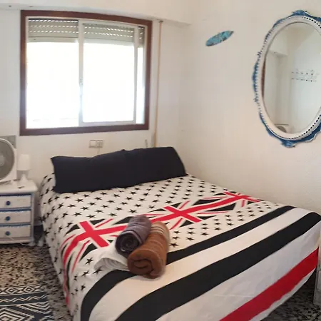 Blue Double Private At Front - En La Playa Piso Compartido * 발렌시아